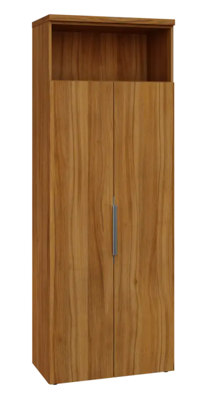 SISR 6 - 81N šatní skříň, 2-dveřová/nika, výsuvné ramínko, 2170x800x400, ořech světlý